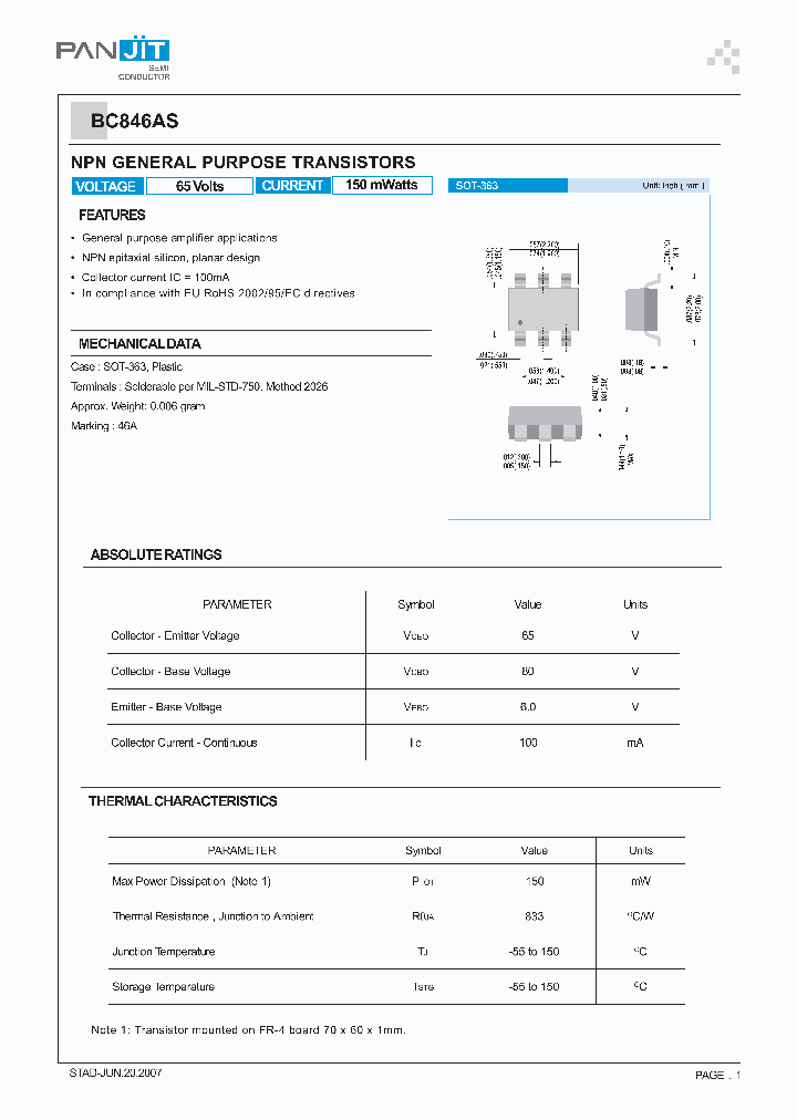 BC846AS_6037380.PDF Datasheet