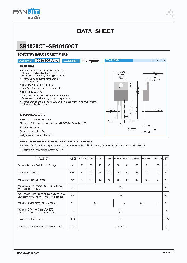 SB1045CT_6076159.PDF Datasheet