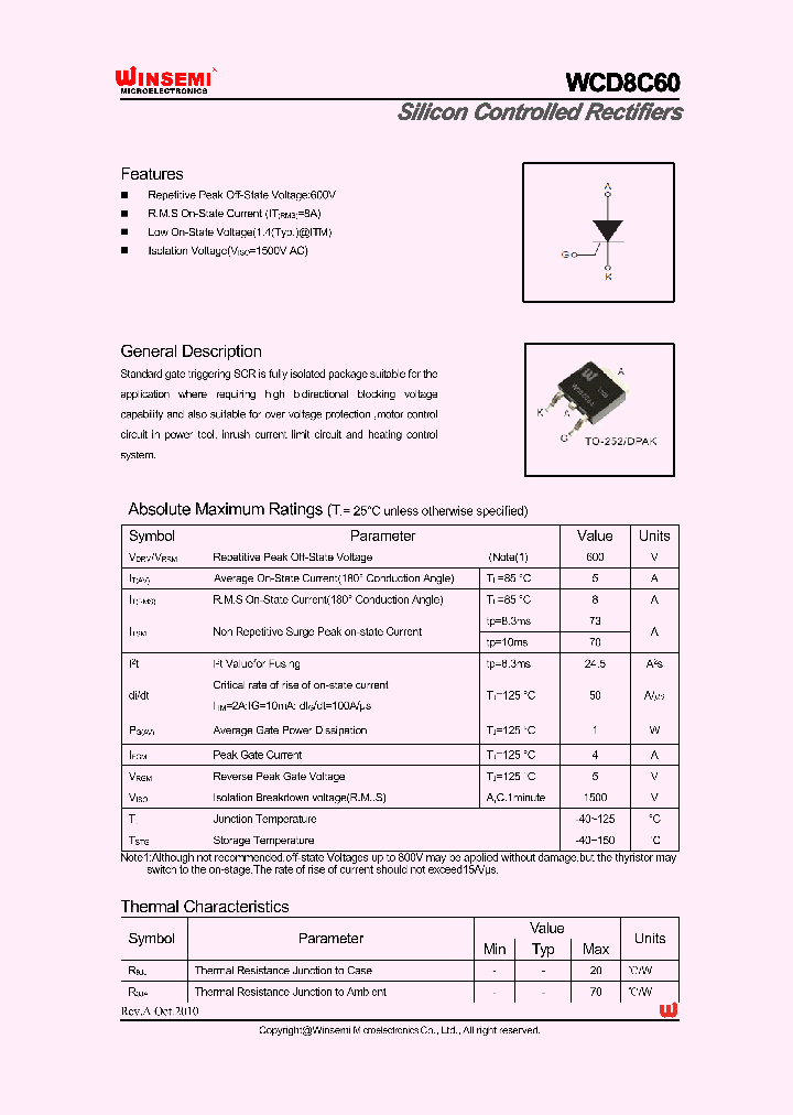 WCD8C60_6080625.PDF Datasheet