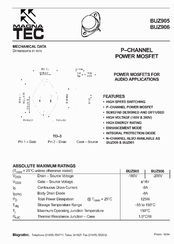 BUZ905_6115626.PDF Datasheet