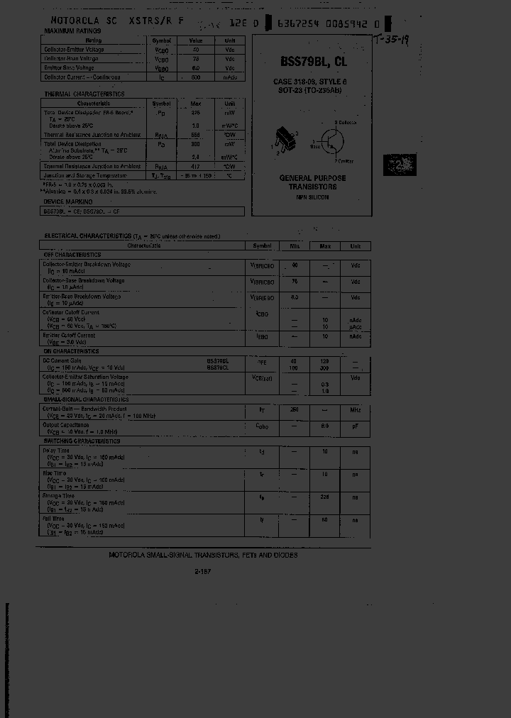 BSS79BL_6123046.PDF Datasheet