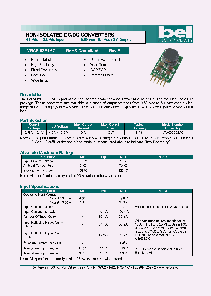 VRAE-03E1AC_6148502.PDF Datasheet