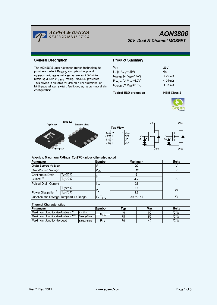 AON3806_6149091.PDF Datasheet