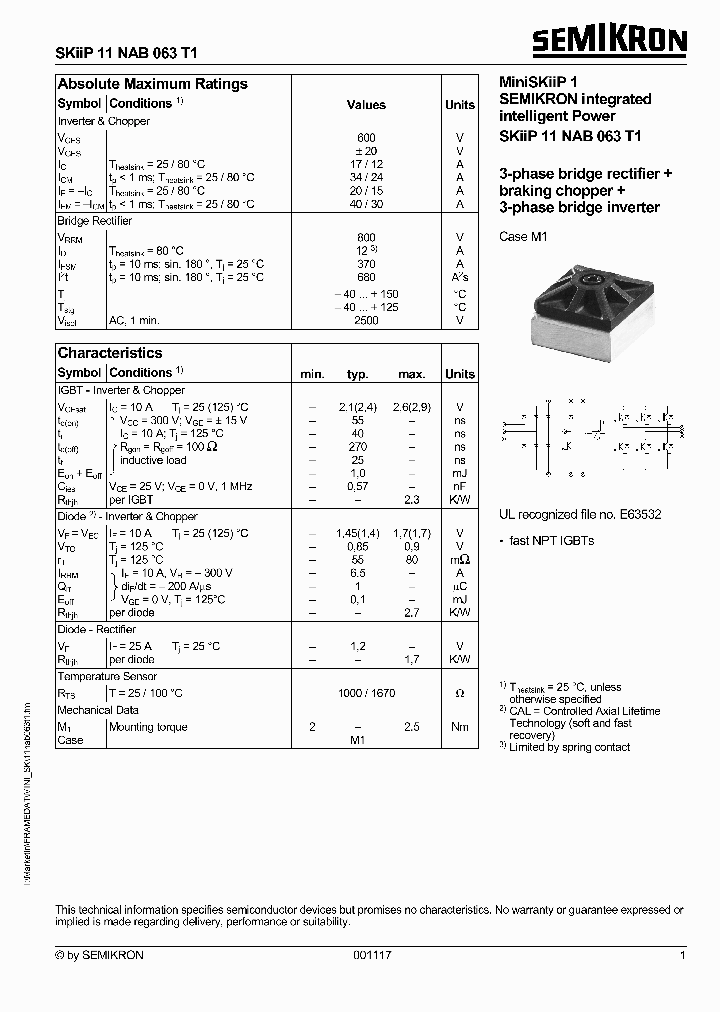 SKIIP11NAB063T1_6188276.PDF Datasheet