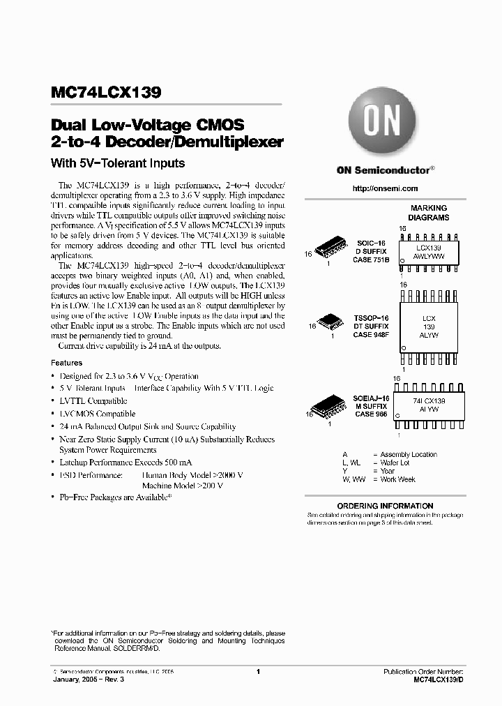 MC74LCX138DR2_6203588.PDF Datasheet