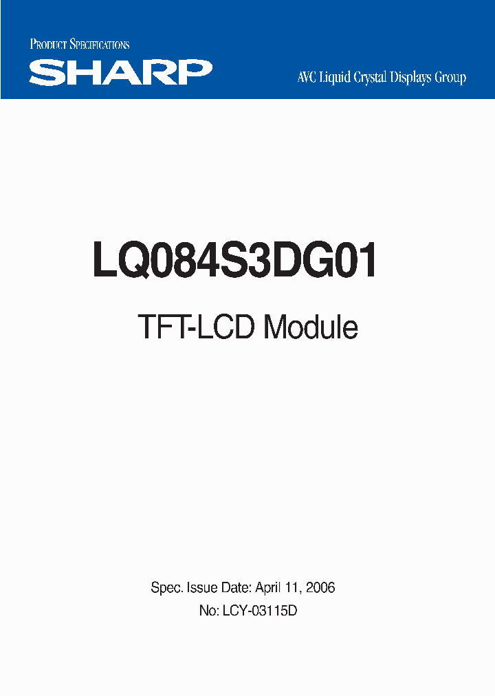 LQ084S3DG01_6214731.PDF Datasheet