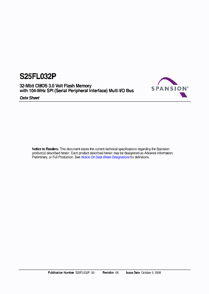 S25FL032P0XNFI000_6233594.PDF Datasheet