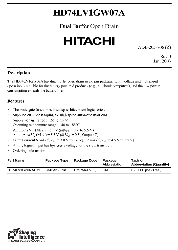 HD74LV1GW07A_6234602.PDF Datasheet