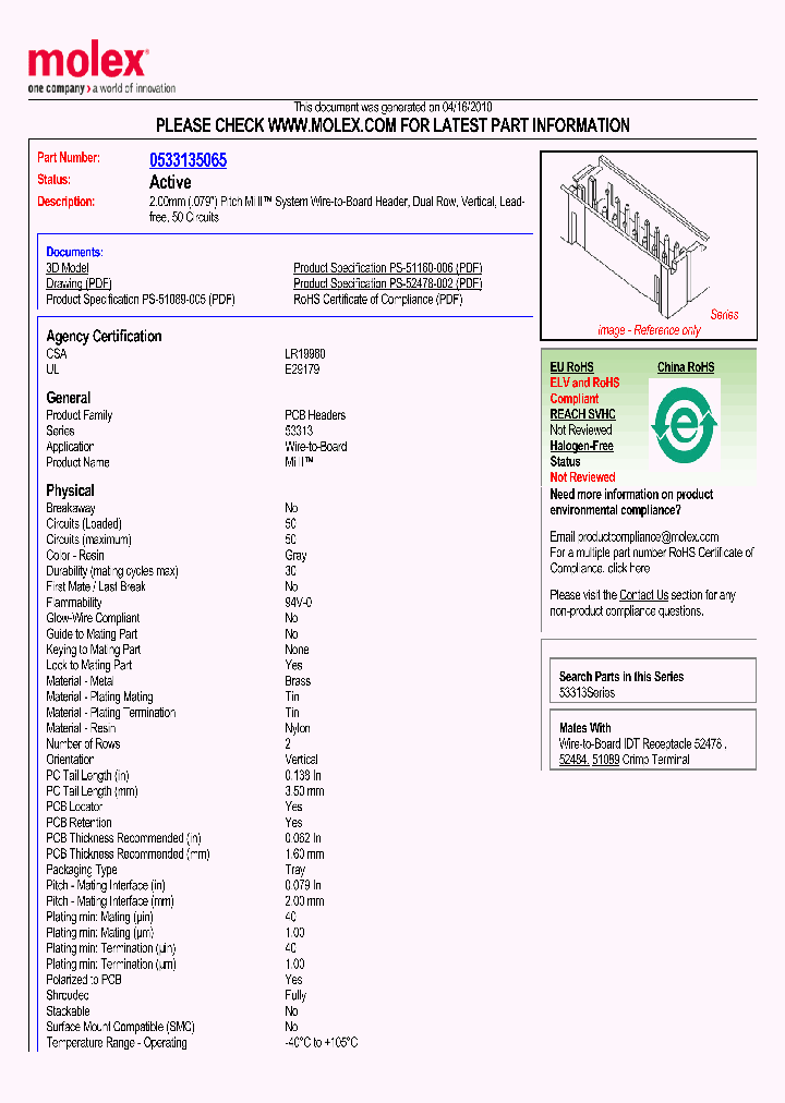 0533135065_6252370.PDF Datasheet