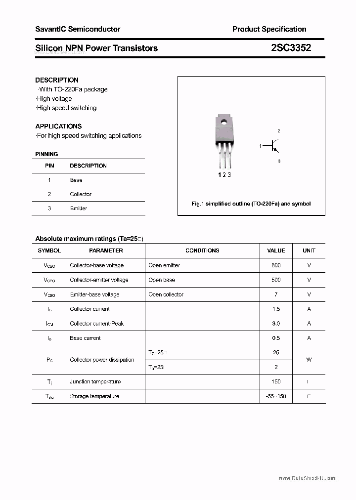 2SC3352_6260051.PDF Datasheet