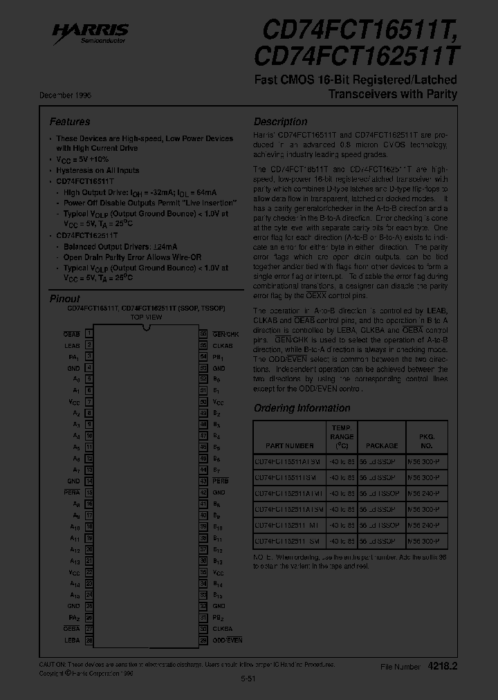 CD74FCT16511ATSM_6265718.PDF Datasheet