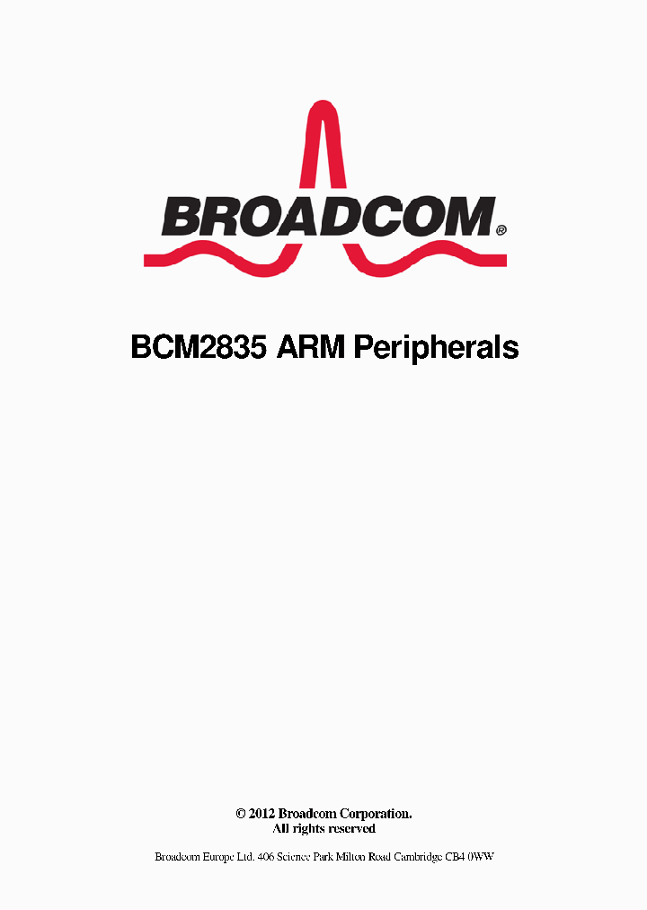 BCM2835_6268475.PDF Datasheet