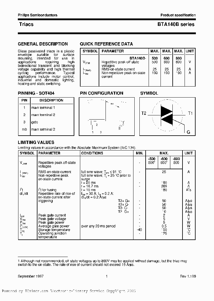 BTA140B500TR_6264606.PDF Datasheet