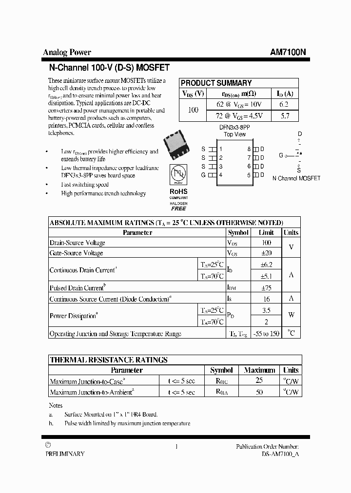 AM7100N_6283130.PDF Datasheet