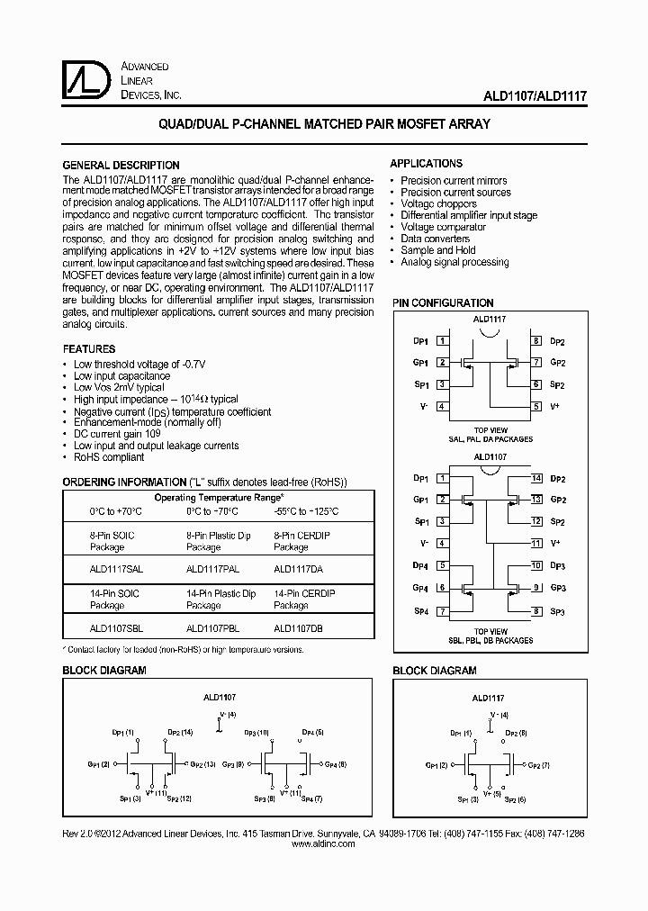 ALD1107DB_6292831.PDF Datasheet