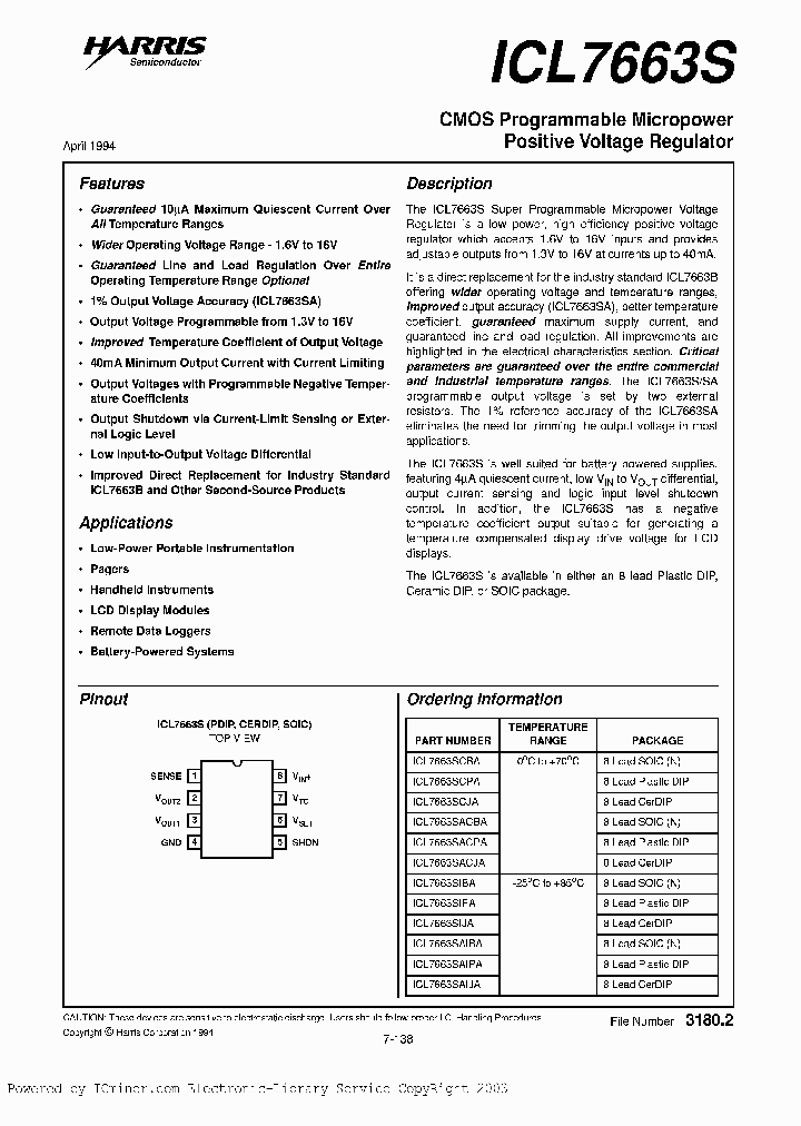 ICL7663SACBA-T_6302166.PDF Datasheet