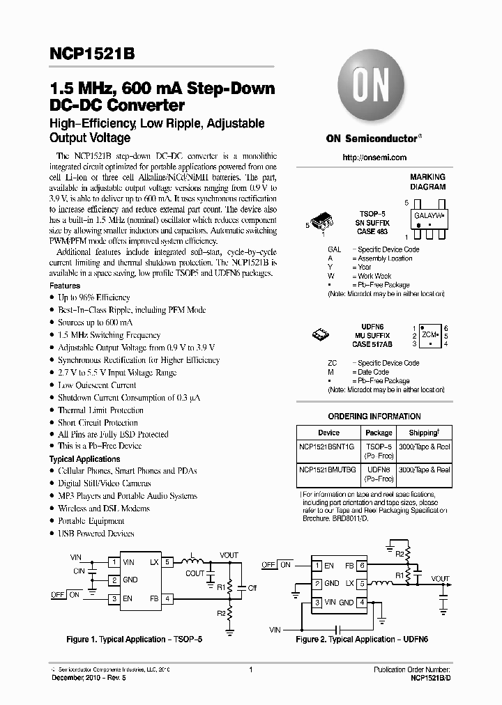 NCP1521B10_6353338.PDF Datasheet