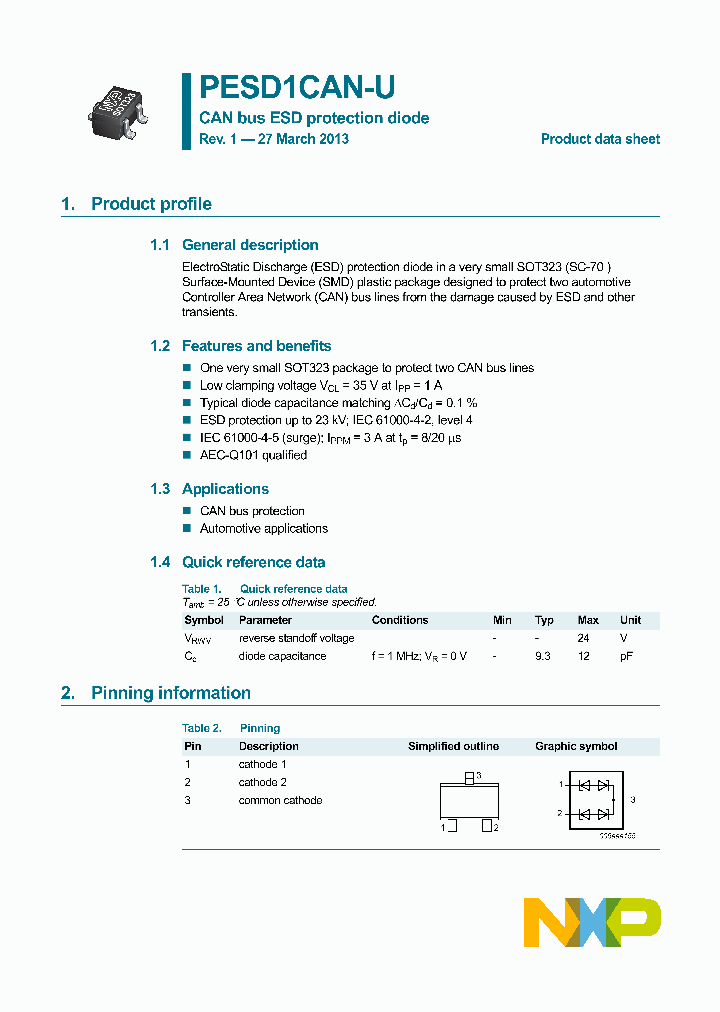 PESD1CAN-U_6362870.PDF Datasheet