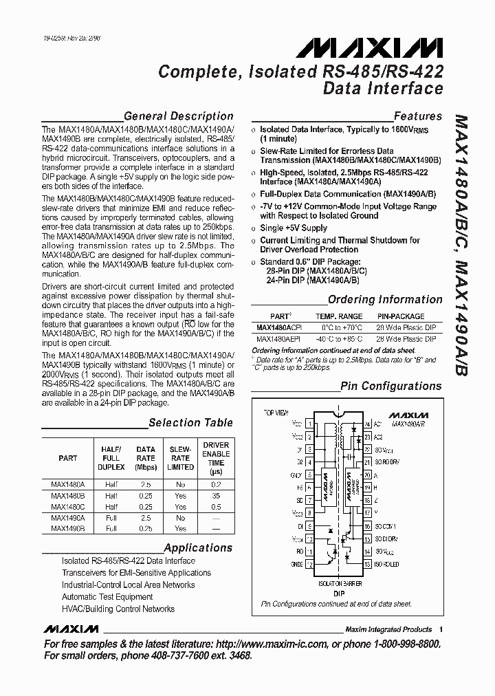 MAX1480_6376378.PDF Datasheet