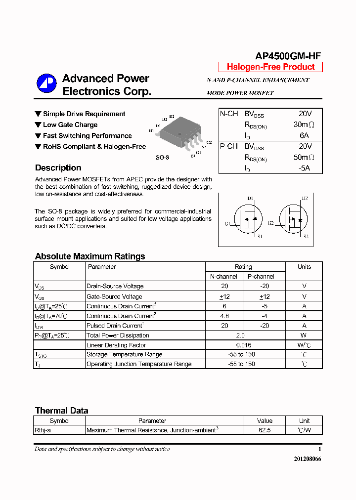 AP4500GM-HF_6403321.PDF Datasheet