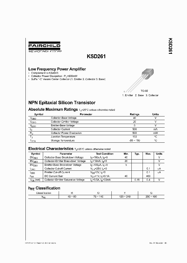 KSD261CGTANL_6446344.PDF Datasheet