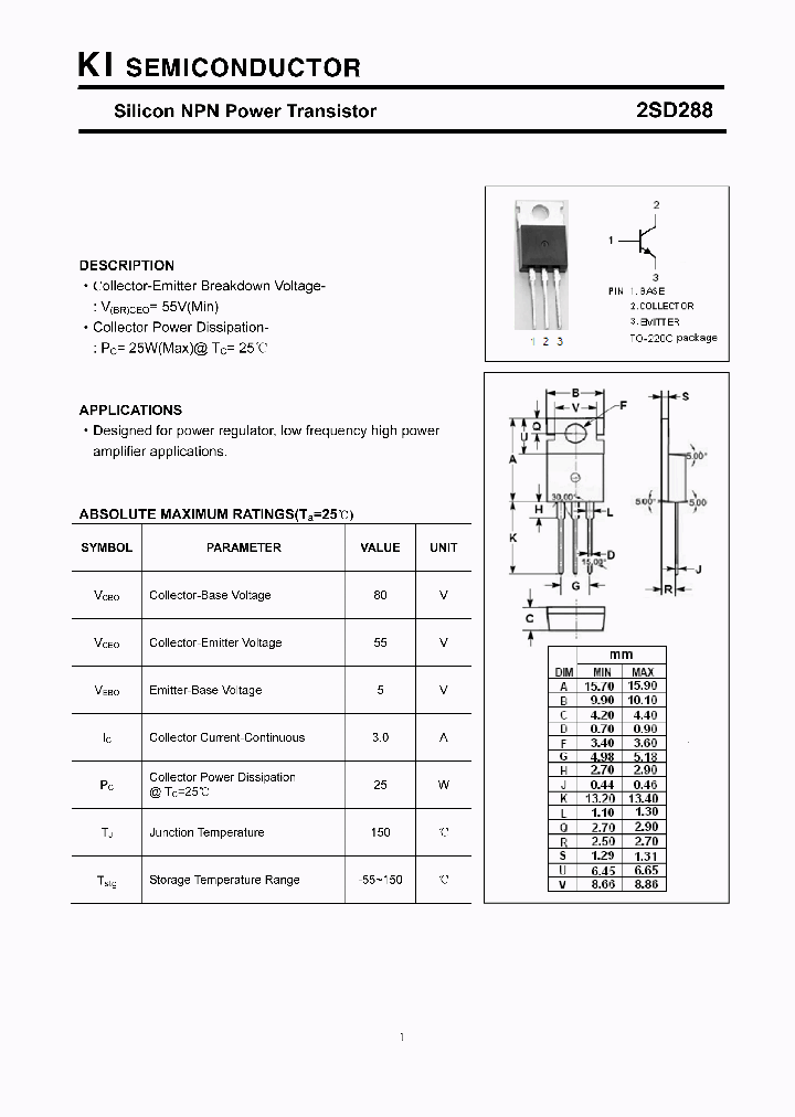 2SD288_6450958.PDF Datasheet