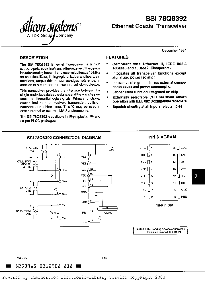 SSI78Q8392-28CH_6452325.PDF Datasheet