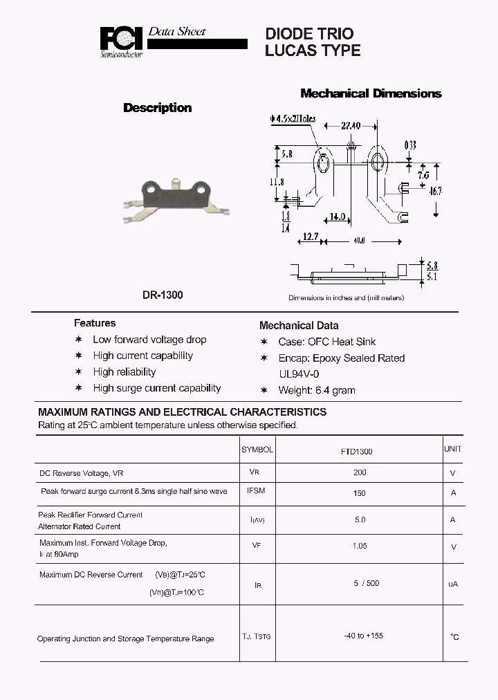 FTD1300_6484378.PDF Datasheet