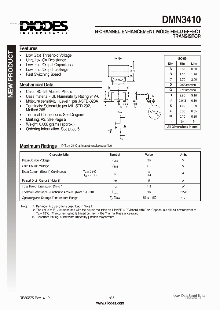 DMN3410_6482337.PDF Datasheet