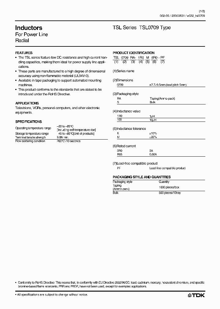 TSL0709RA-2R2M3R7-PF_6495429.PDF Datasheet