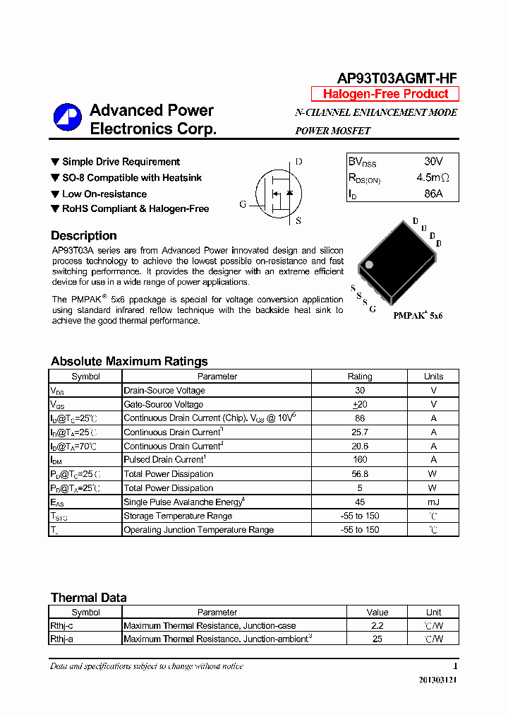 AP93T03AGMT-HF_6507271.PDF Datasheet