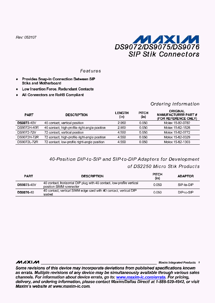 DS9075_6511810.PDF Datasheet