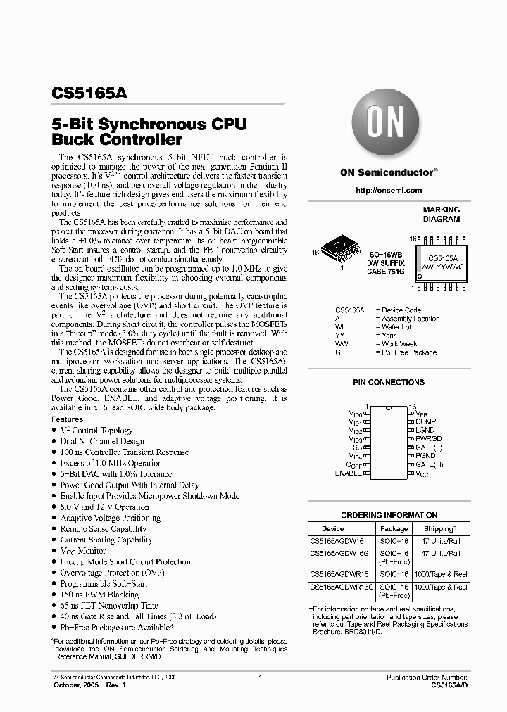 CS5165AGDWR16G_6515087.PDF Datasheet