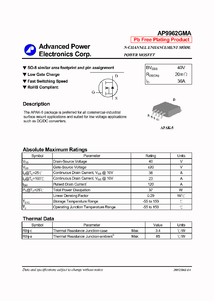 AP9962GMA_6532881.PDF Datasheet