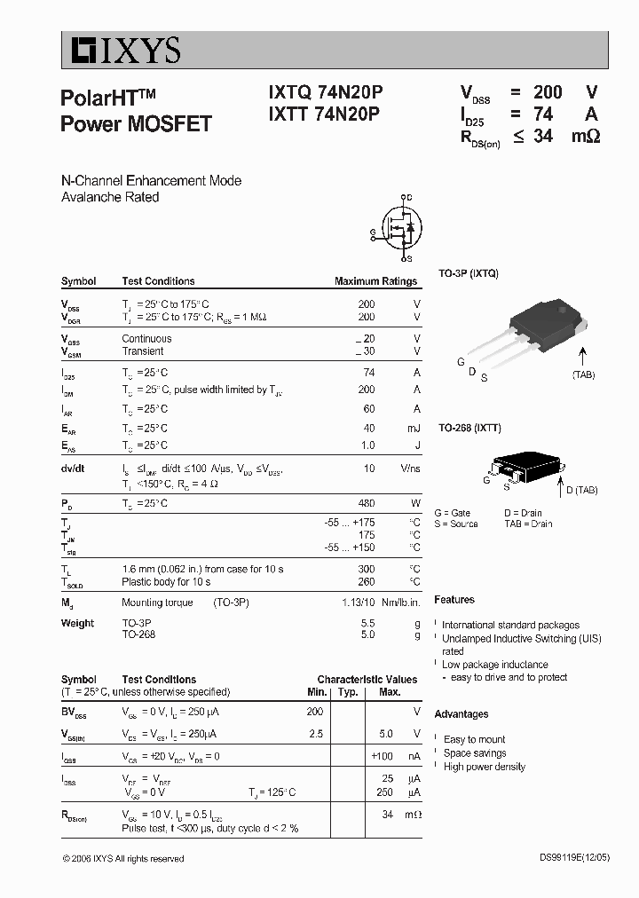 IXTQ74N20P_6573512.PDF Datasheet