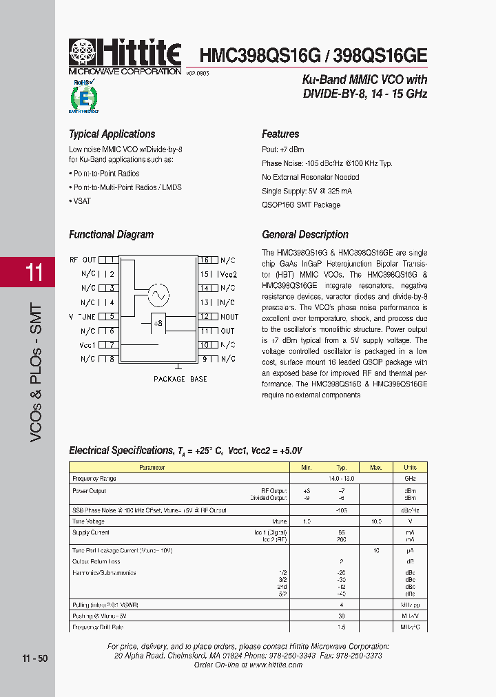 HMC398QS16G_6599949.PDF Datasheet