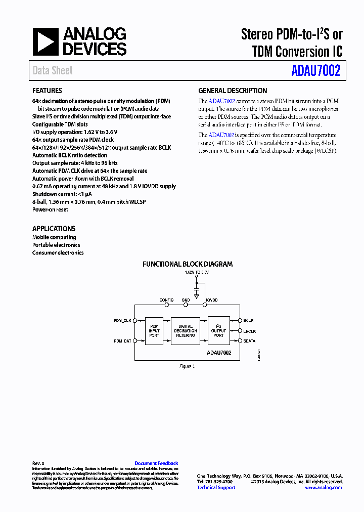 ADAU7002ACBZ-R7_6600400.PDF Datasheet