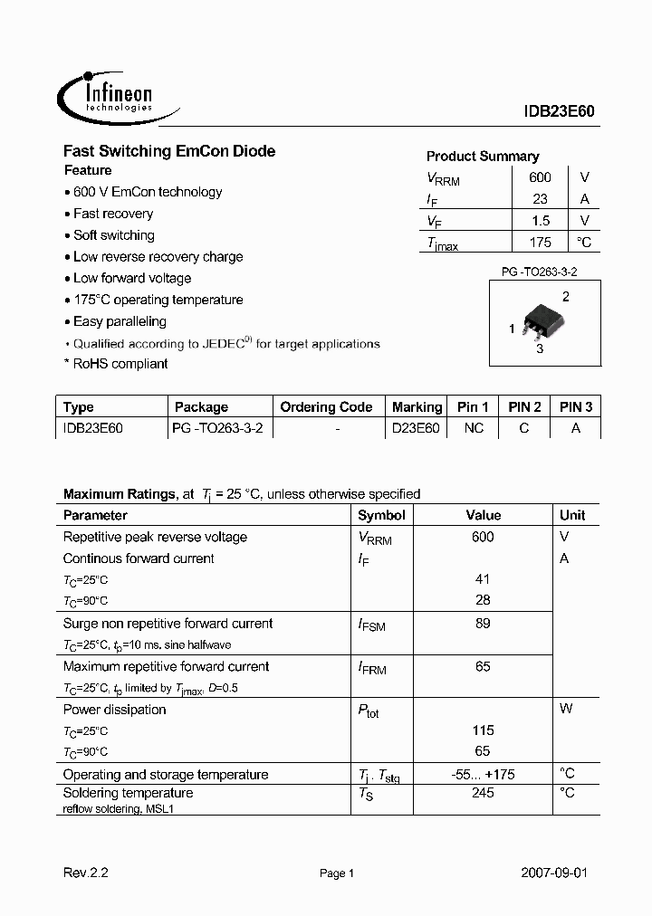 IDB23E6007_6600620.PDF Datasheet