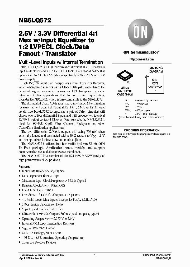 NB6LQ572MNG_6605502.PDF Datasheet