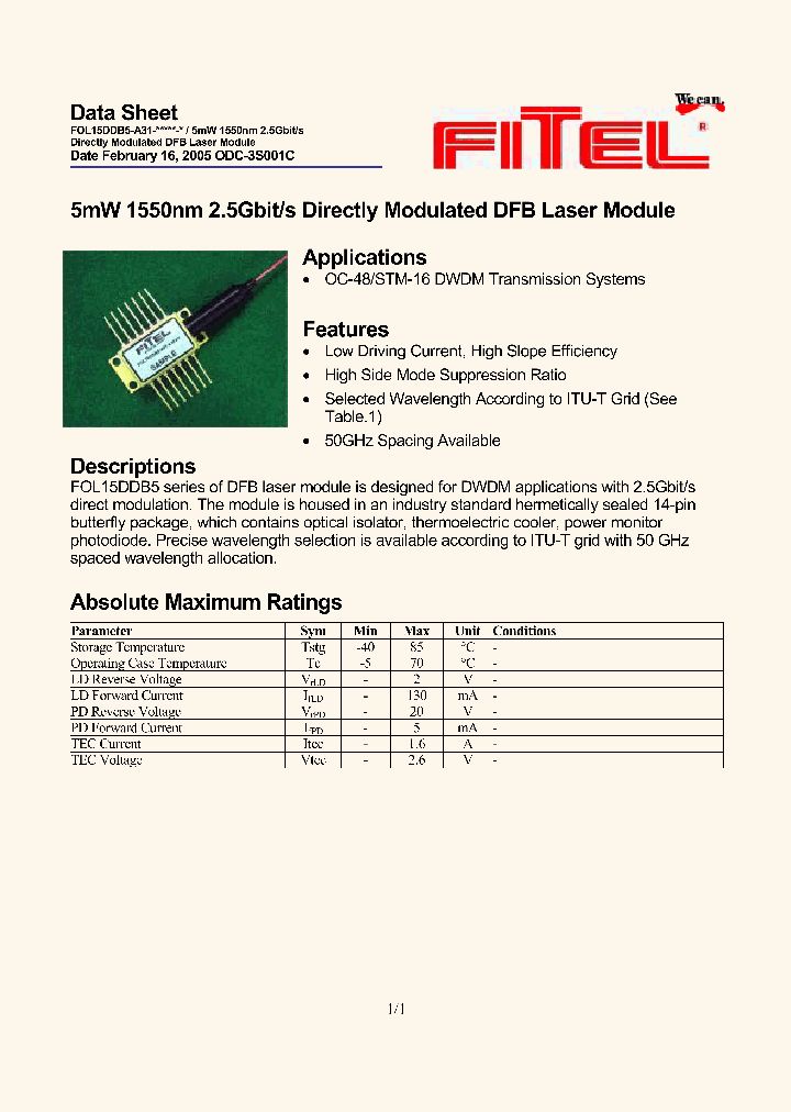 FOL15DDB5-A31-18955-E_6616305.PDF Datasheet