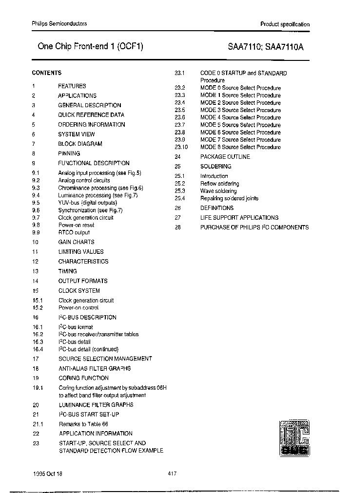 SAA7100AWP_6620386.PDF Datasheet