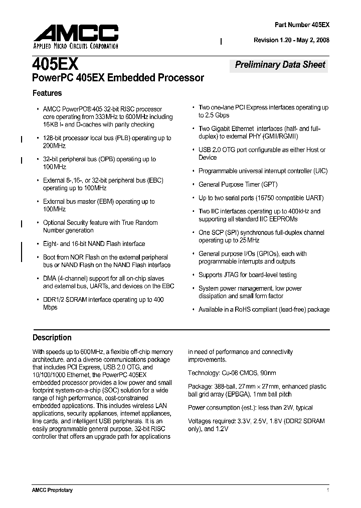 PPC405EX-NPB600T_6622759.PDF Datasheet
