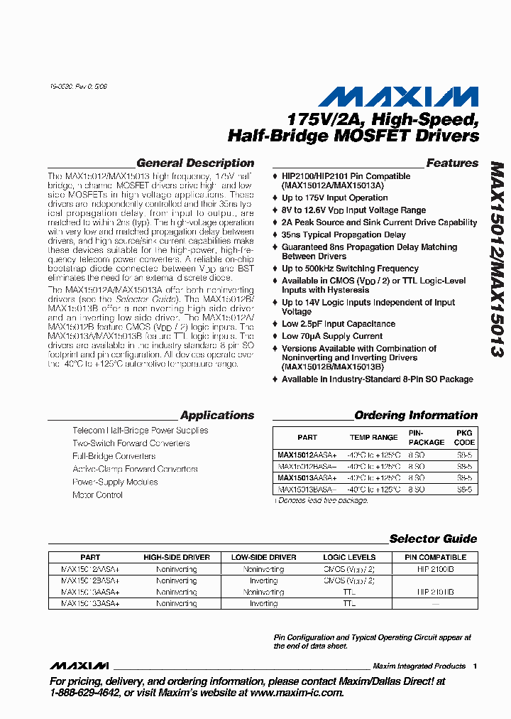 MAX15012_6628081.PDF Datasheet