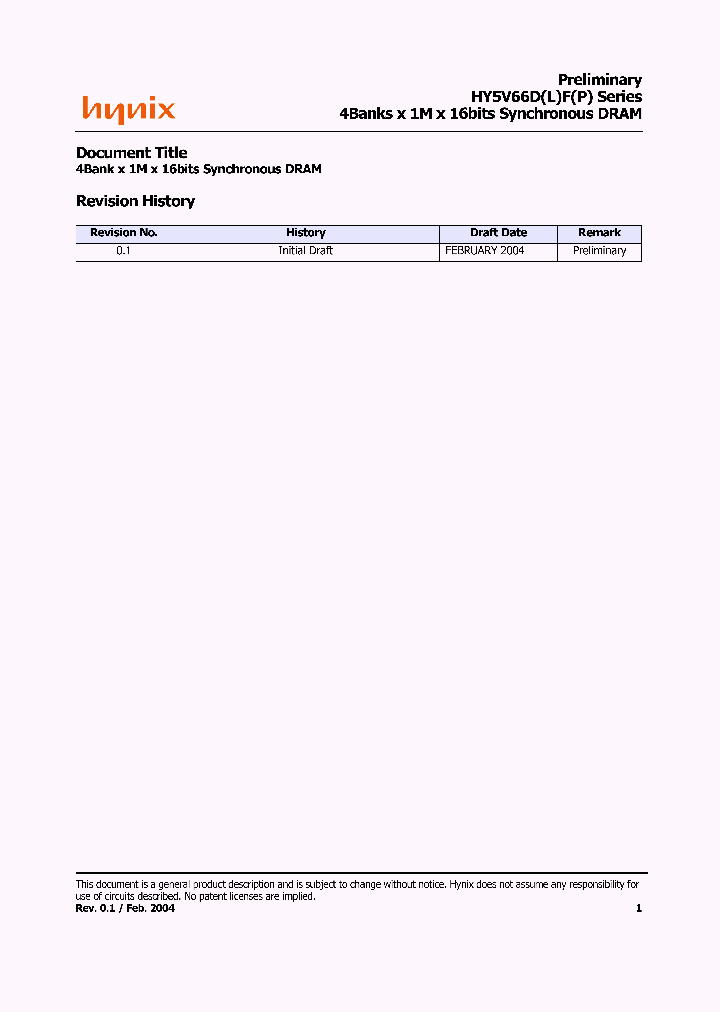 HY5V66DLF-P_6630741.PDF Datasheet