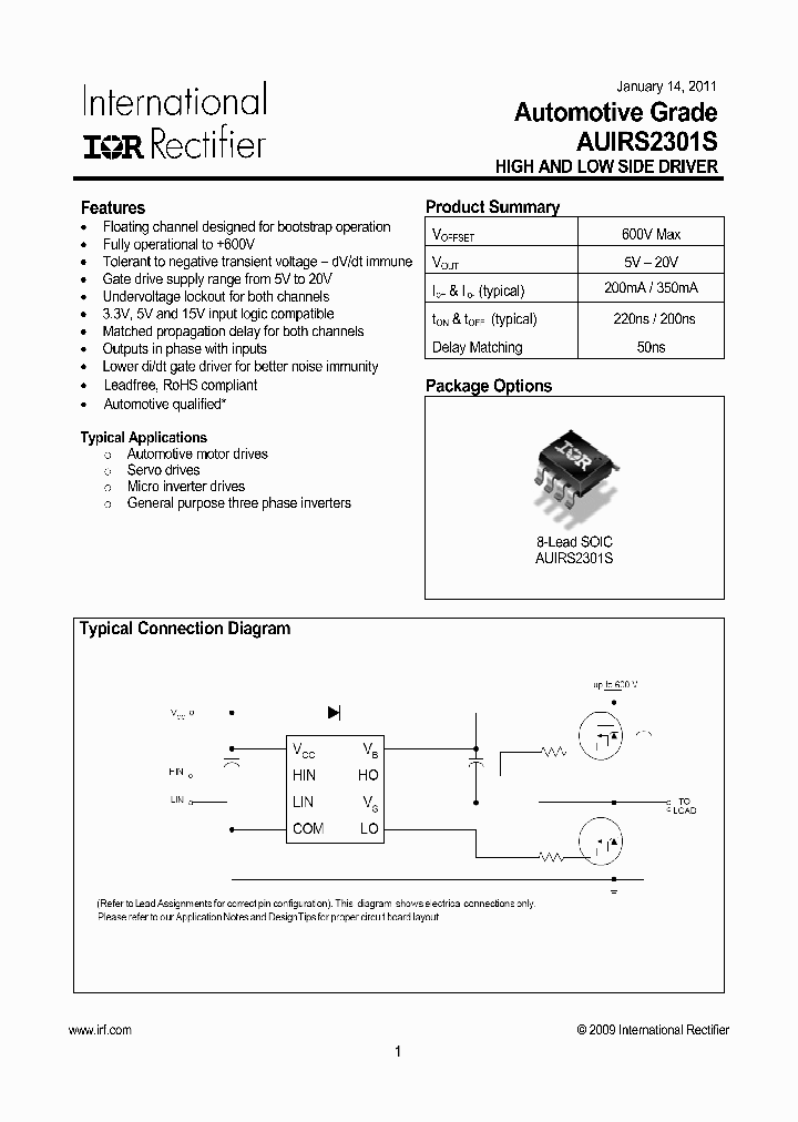 AUIRS2301S_6627640.PDF Datasheet