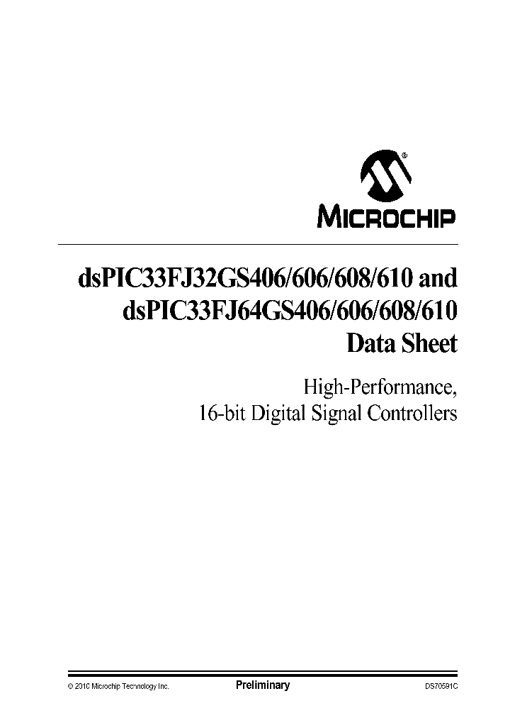 DSPIC33FJ32GS610-IPF_6630378.PDF Datasheet