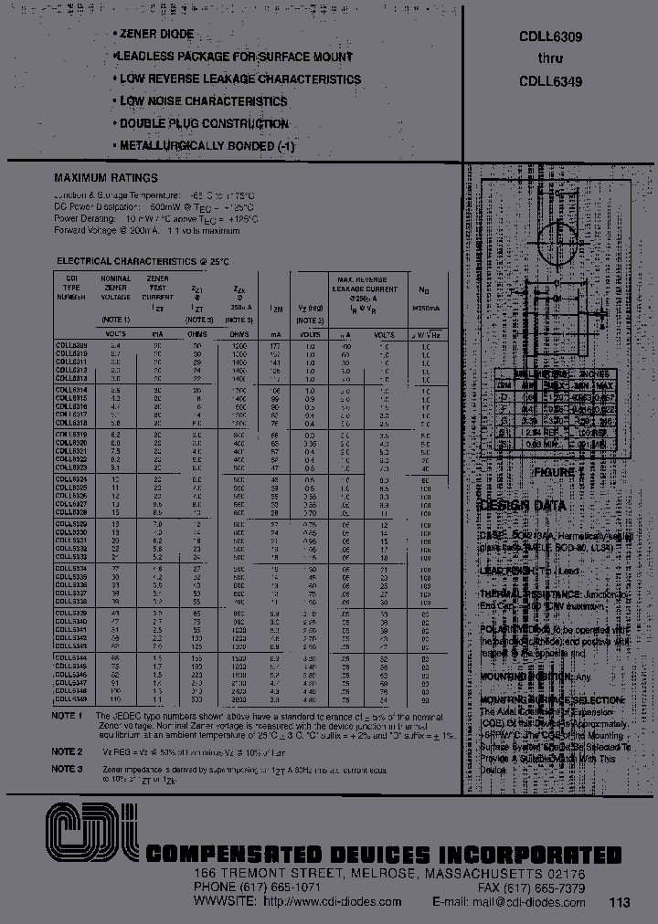 MICROSEMICORP-LAWRENCE-CDLL6327C_6638148.PDF Datasheet