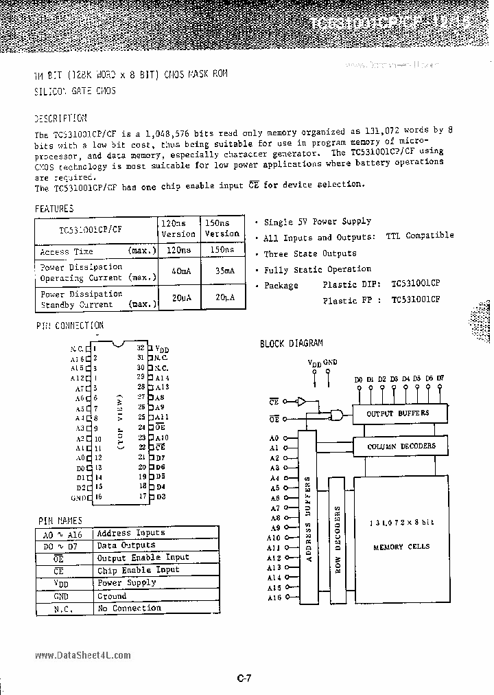 TC531001CP_6716533.PDF Datasheet