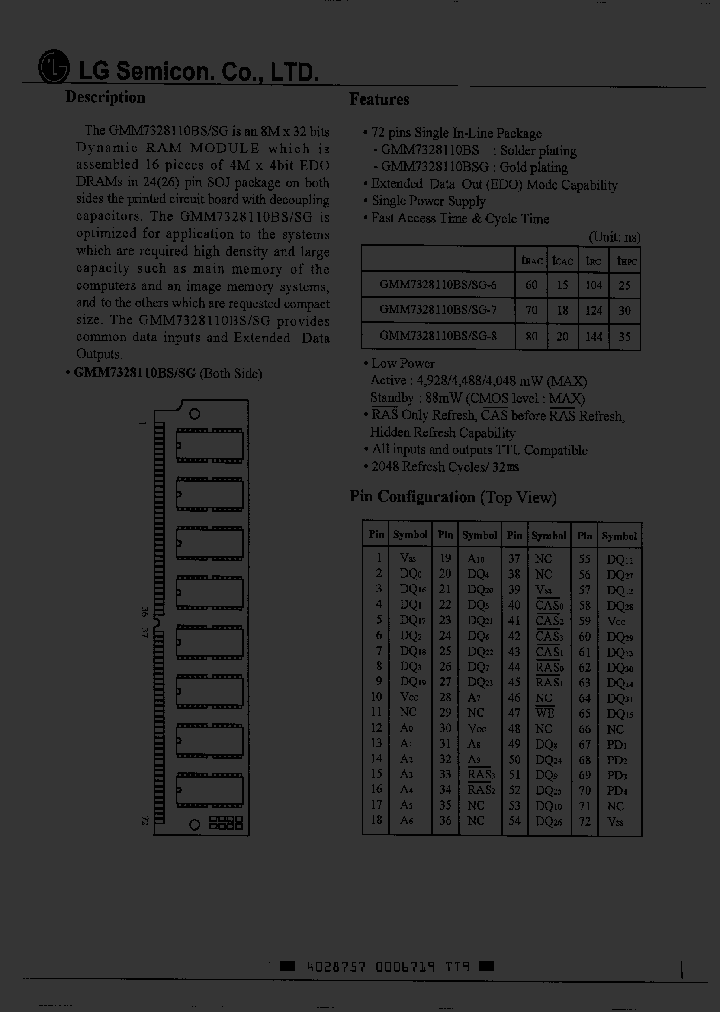 GMM7328110BS-8_6651318.PDF Datasheet