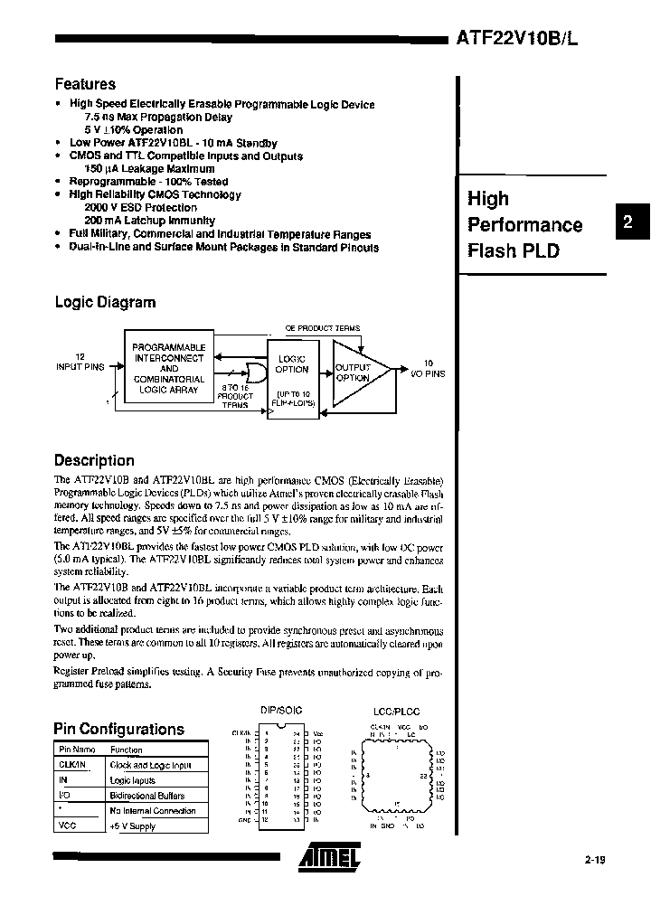 ATF22V10B-25NI_6655367.PDF Datasheet